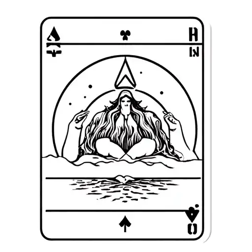 Virgin Brand In Tarot Card Design