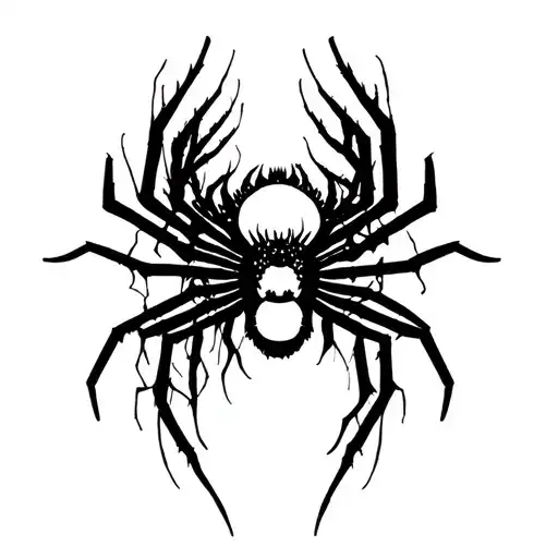 Woman With Spider Ornamental Headdress