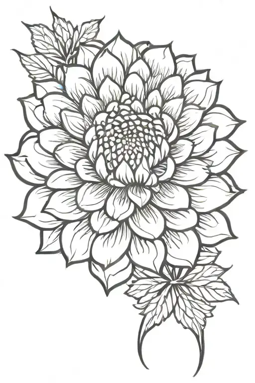 Psychedelic Chrysanthemum Flower