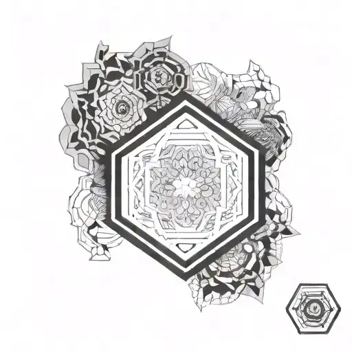 Hexagon Blackout Sleeve