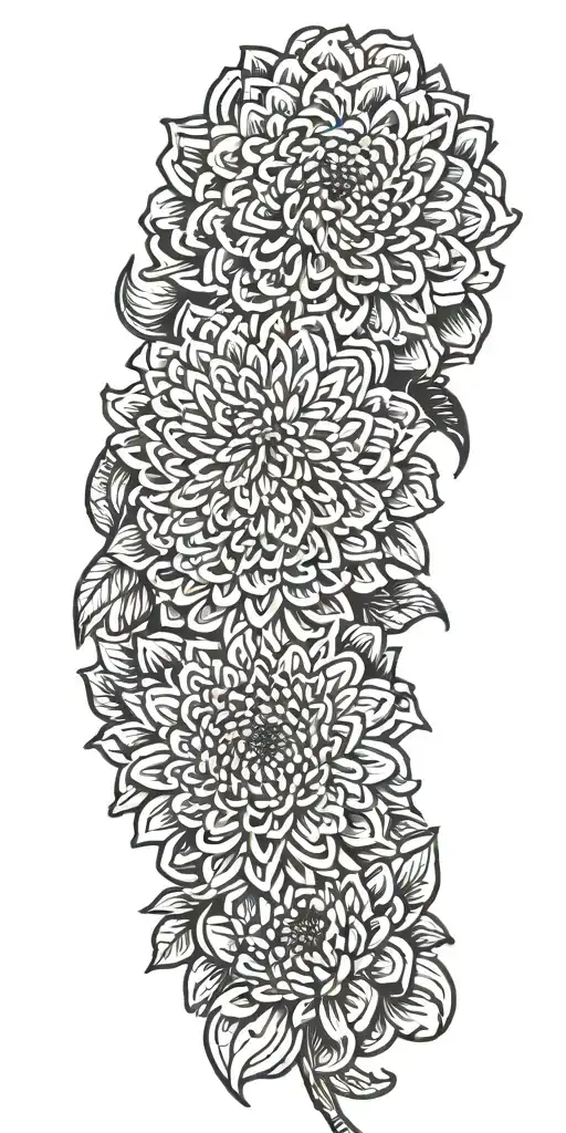 Chrysanthemum That He Holds