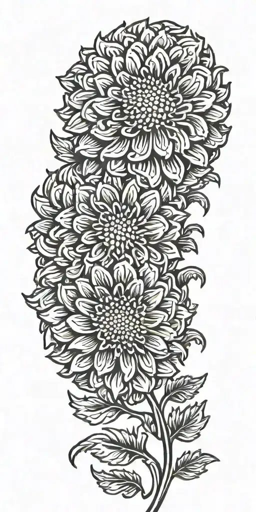 Chrysanthemum That Looks Like It's Spinning