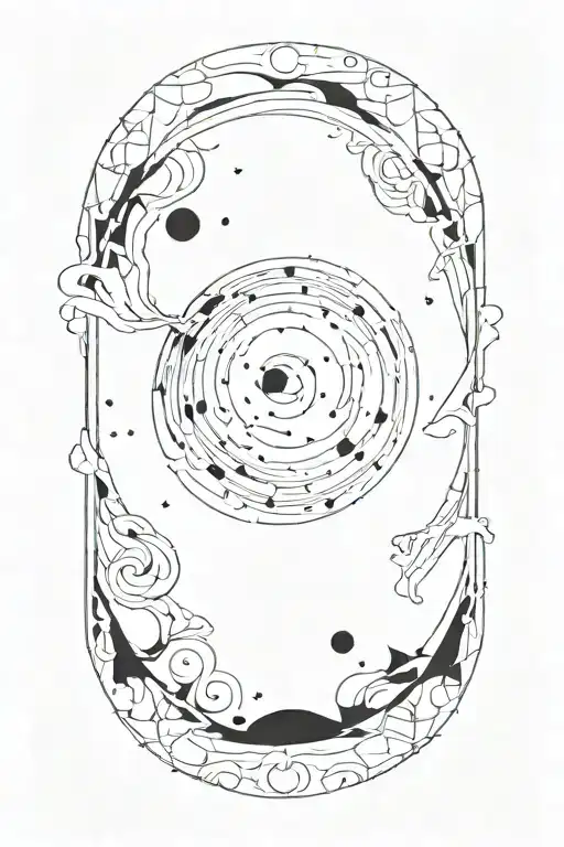 Heaven Opening Her Coat To Reveal Hidden Galaxies