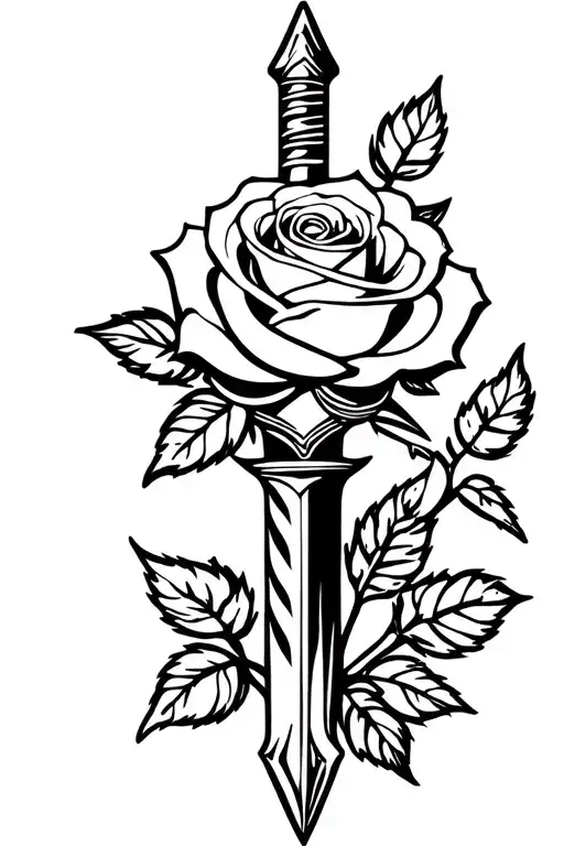 Rose And Dagger Piercing
