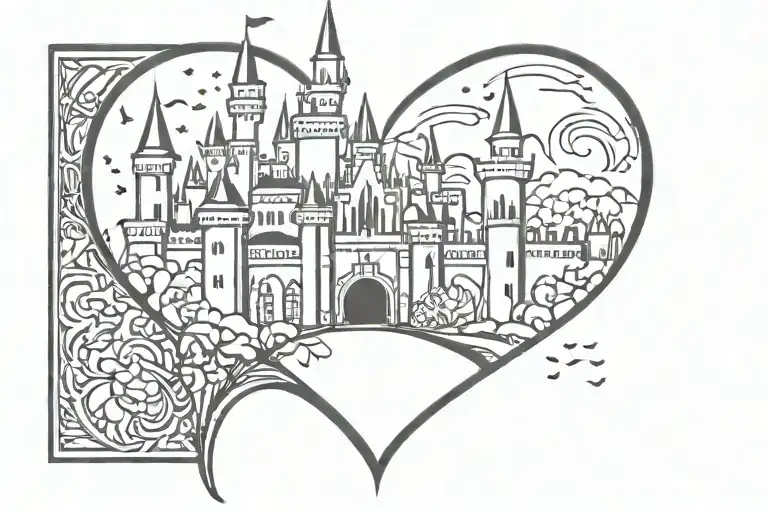Mandela Hearts Disney Princess Castle