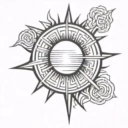 Japanese Sun Shining