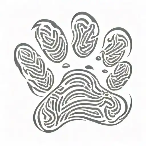 Dog Paw Print