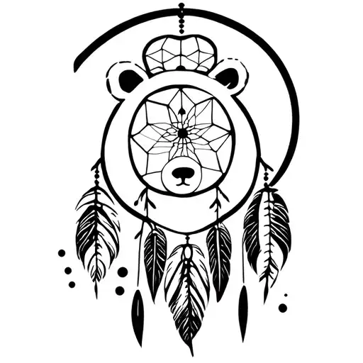 Bear And A Dreamcatcher