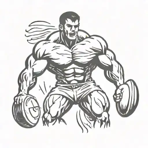 I'd Like A Tattoo That Evokes Training And Discipline For Bodybuilding And Rugby