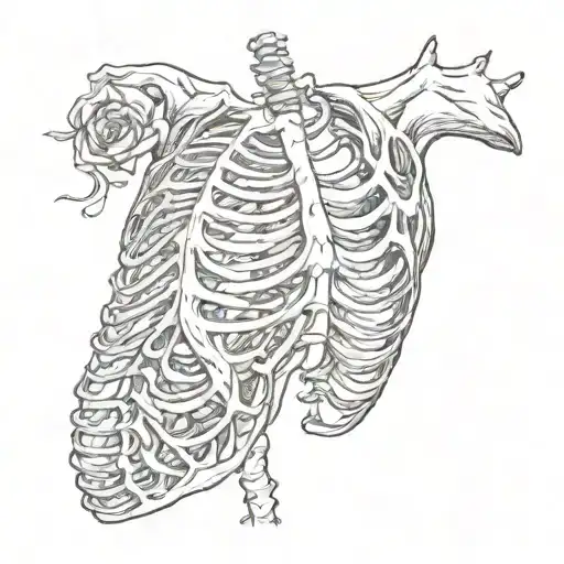 Everything Happens For A Reason Rib Cage