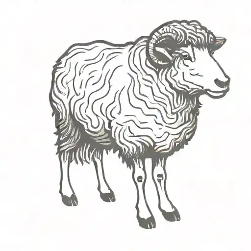 Black Sheep Standing