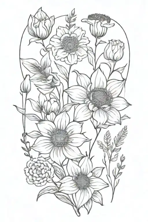 Birthflower Bouquets March April February January