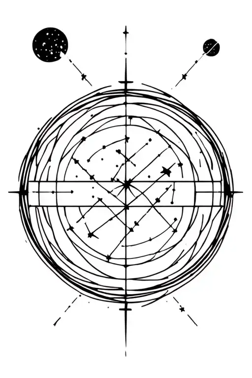 Sagittarius Constellation Intertwined
