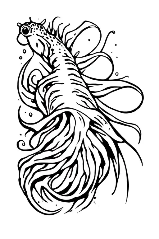 Ocean Aquatic Creatures Swiming