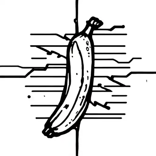 Abstract Banana And Electricity
