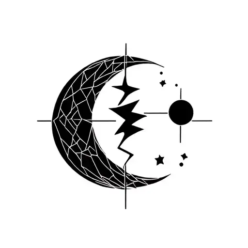 Geometric Moon And Electricity