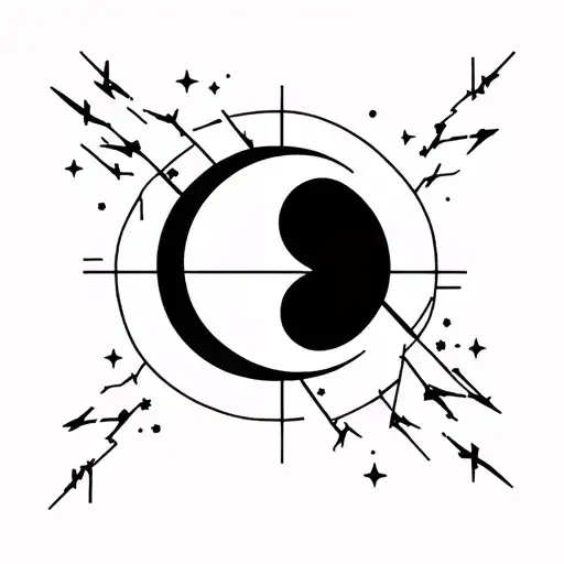 Geometric Moon And Electricity