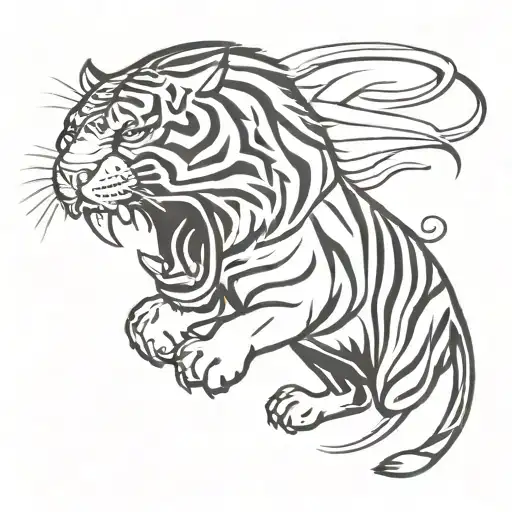 Greek Tiger Fighting
