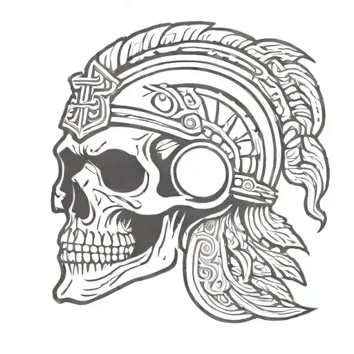 Greek Warrior Skull