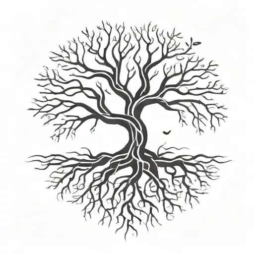 Tree Roots Spreading