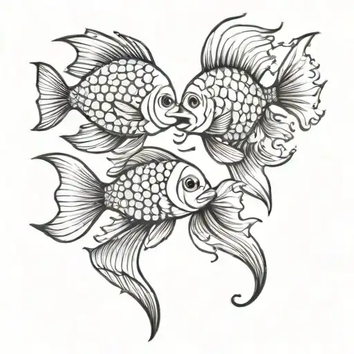 Couple Tattoo Fish
