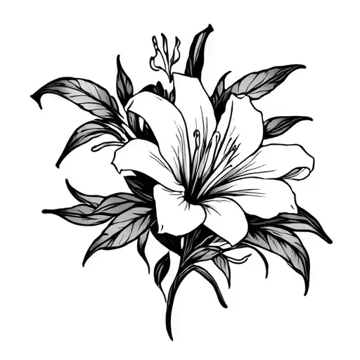 Tiger Lilly's With Roses