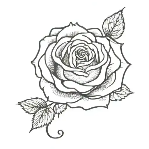 Letters Vsl With A Rose And 3 Dots