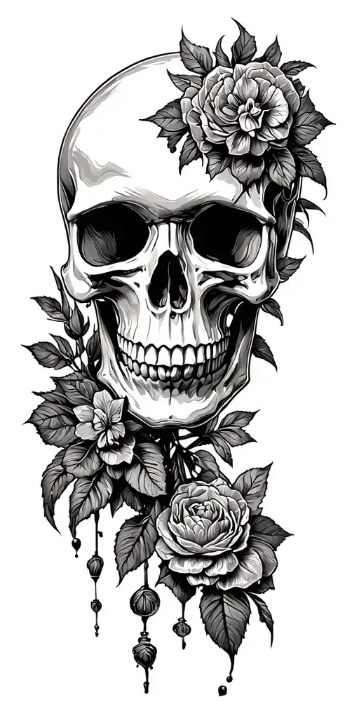 Skull Soft Shading Incorporating Elements