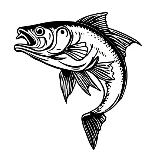 Social Fishing Club Truite Montagne Bar Forming The Shape