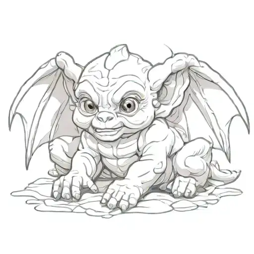 Cute Baby Gargoyle