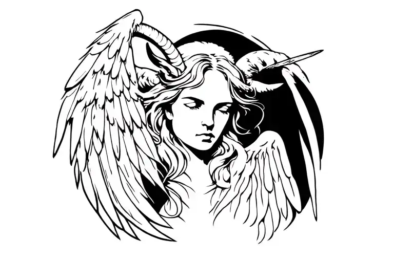 Capricorn Angel Underworld Comes