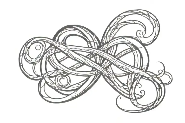 Heart Infinity Symbol Intertwined Representing The Client's With Eja