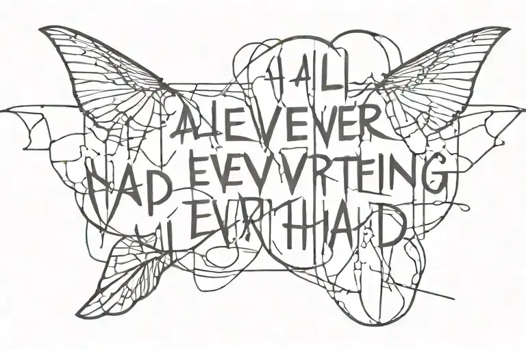 All I Ever Wanted Is Everything I Had
