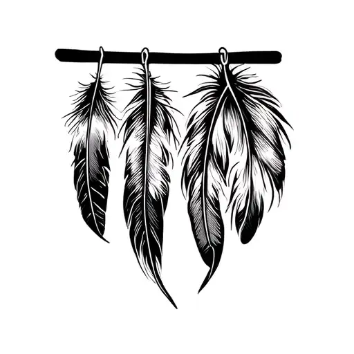 Feathers Hanging
