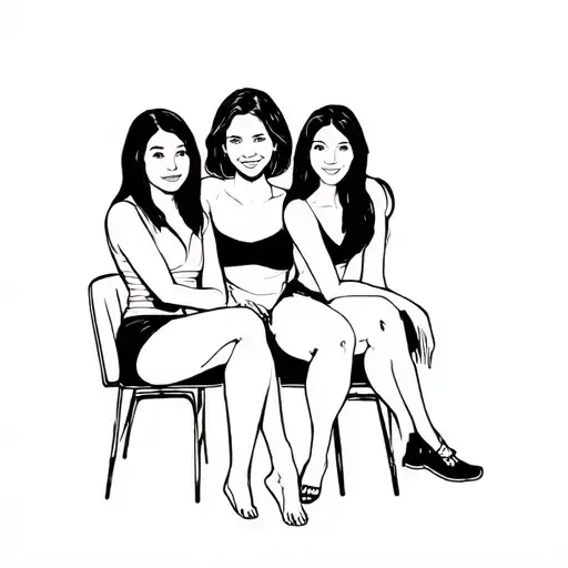 Friends Cast Sitting