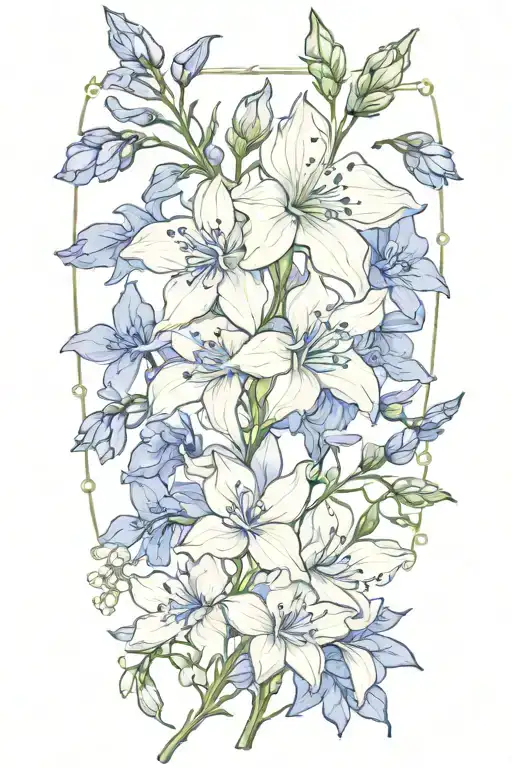Larkspur Flowers