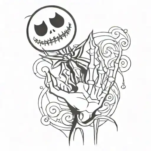 Jack Skellington Hand