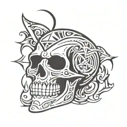Tribal Skull