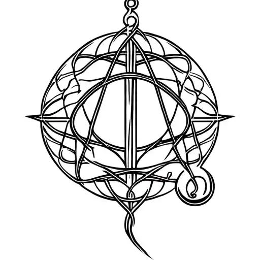 Libra Zodiac Sign Intertwined