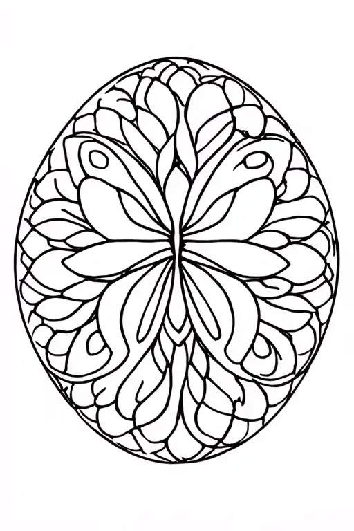 Butterfly Mandala With Semi Colon Butterfly