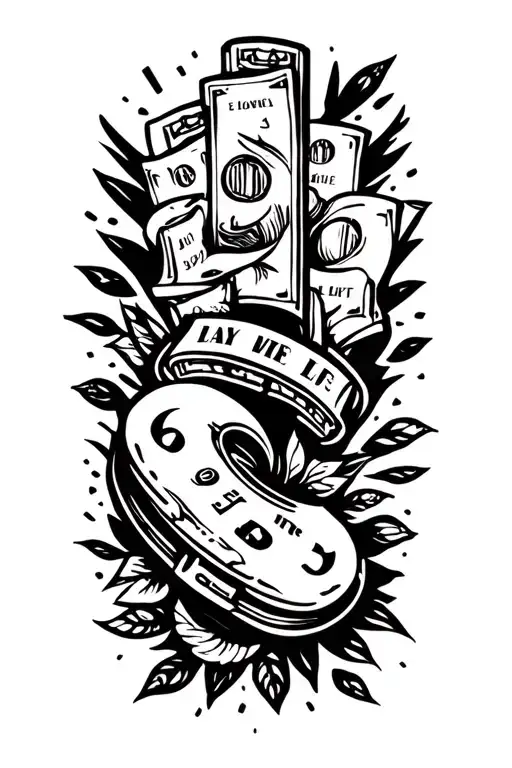 Love Life Day And Night Time And Money