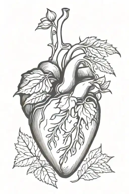 Realistic Bleeding Heart Made
