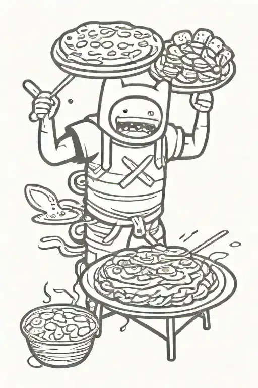 Jake Making Bacon Pancakes Adventure Time