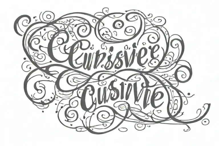 Cursive Font