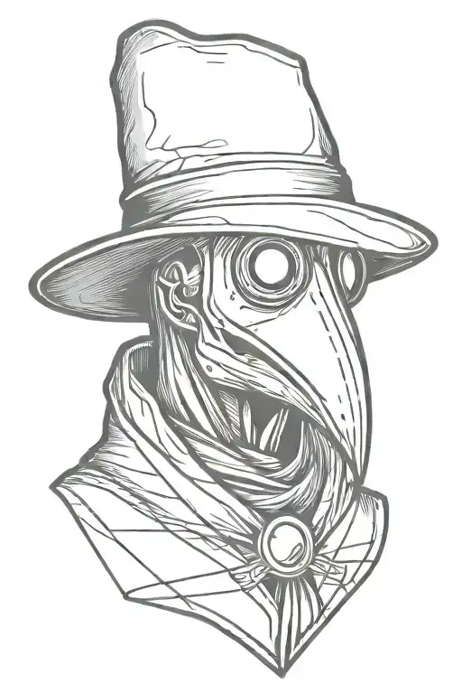 The Plague Doctor Of Sharp Lines