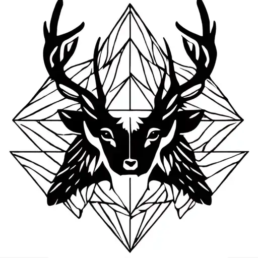 Inspiring Deer With Wings Of