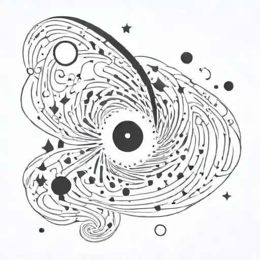 A Black Hole Eating Star