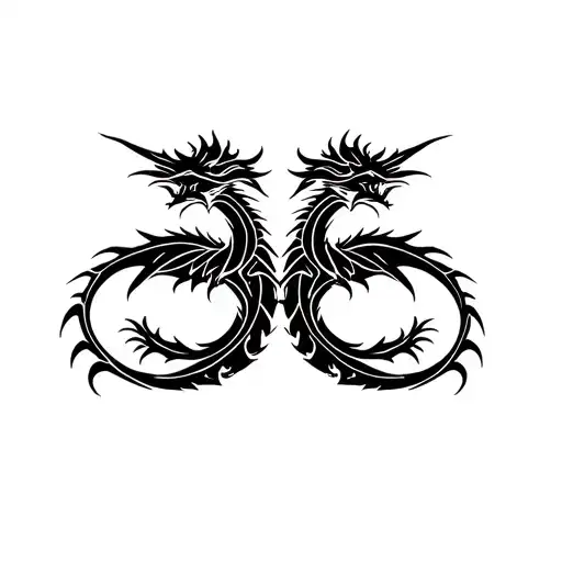 Symmetrical Dragons Forming