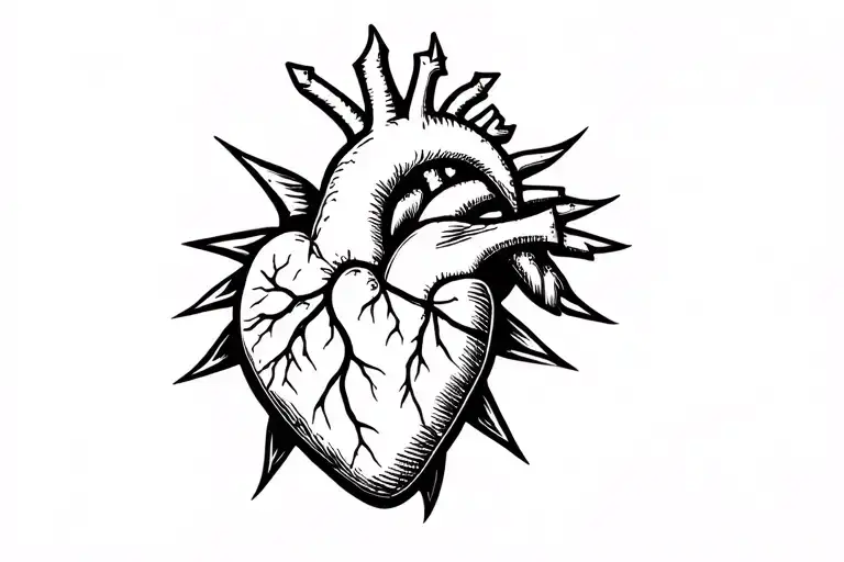 Heart And Tarus Zodiac Sign