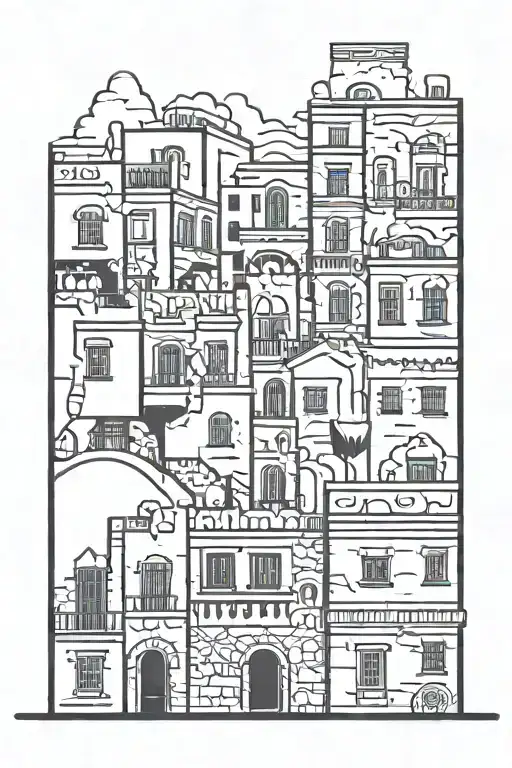 Mexican Mafia Buildings Background